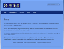 Tablet Screenshot of giottomacchineutensili.com